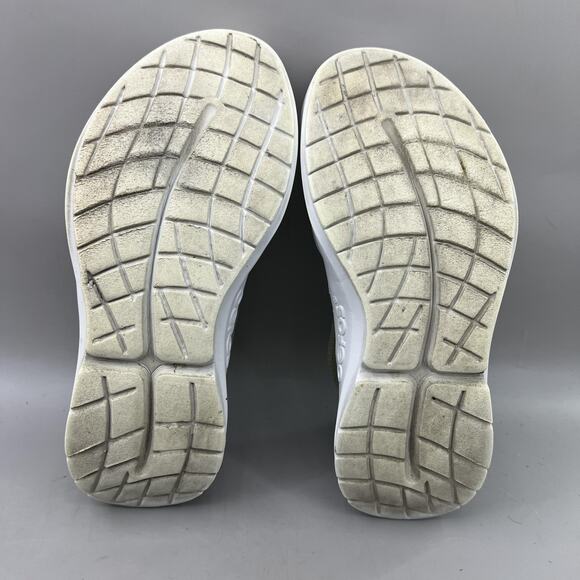OOFOS Oomg Eezee Recovery Shoes Women Size 9 Green Lightweight Comfort Sneakers - Picture 7 of 8